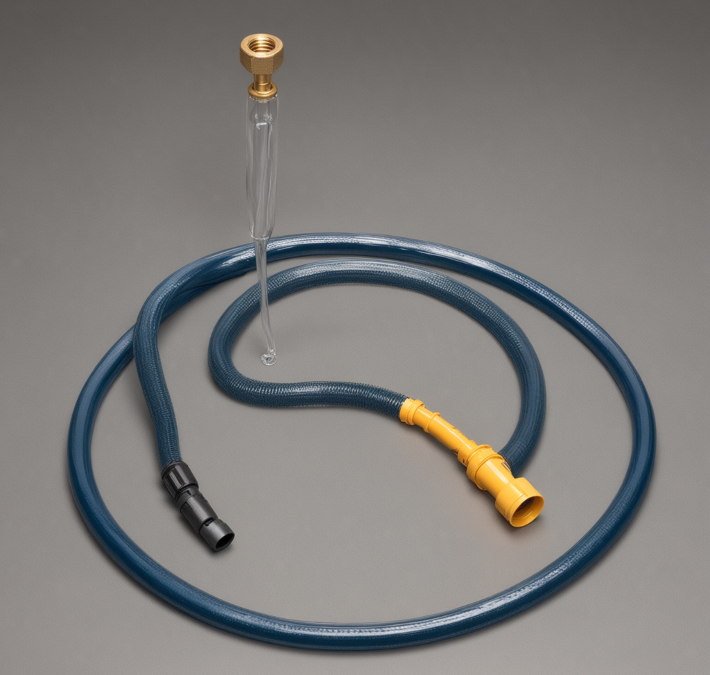siphon and hose