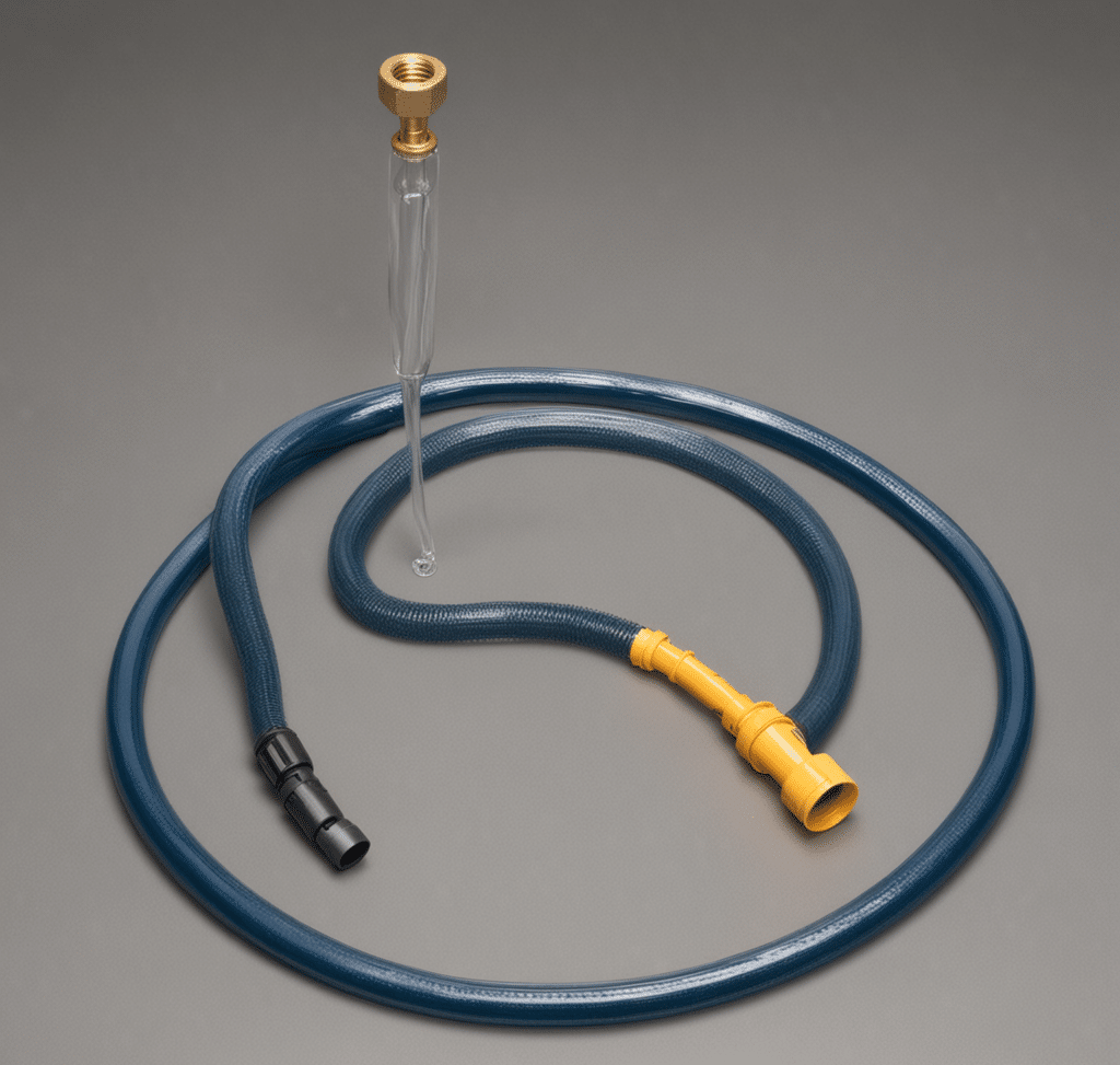 siphon and hose