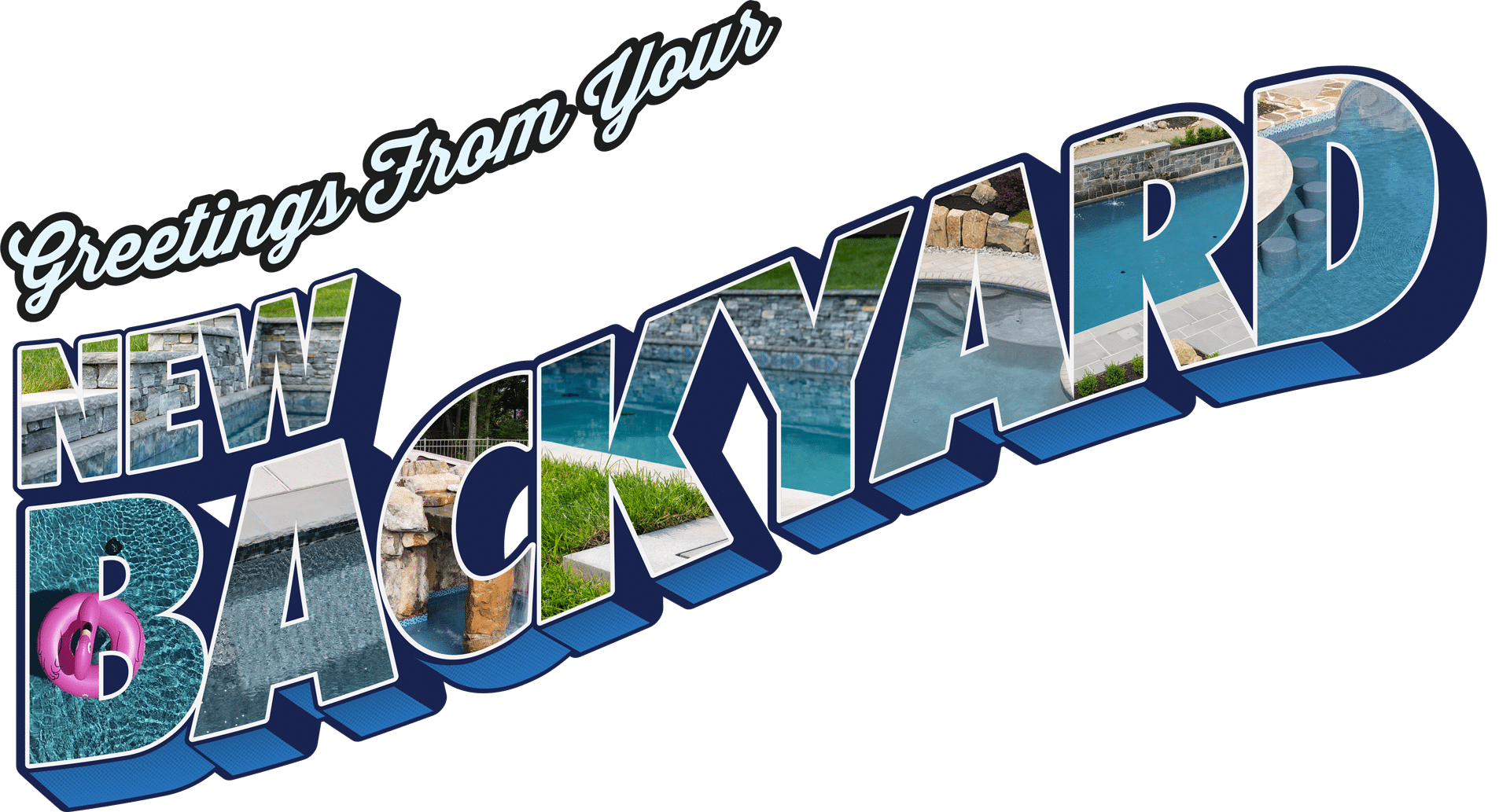 Greetings From Your New Backyard Logo