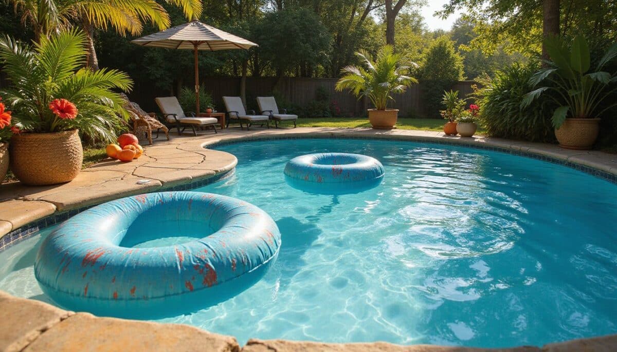 pool ready for a party