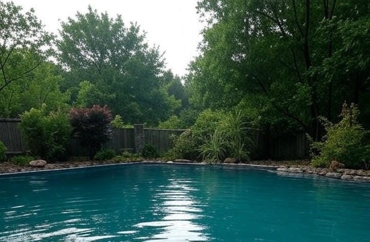 Featured Image for “Can You Clean a Pool in the Rain?”