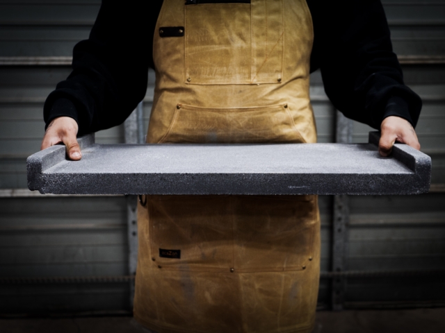 Bluestone spillway slab